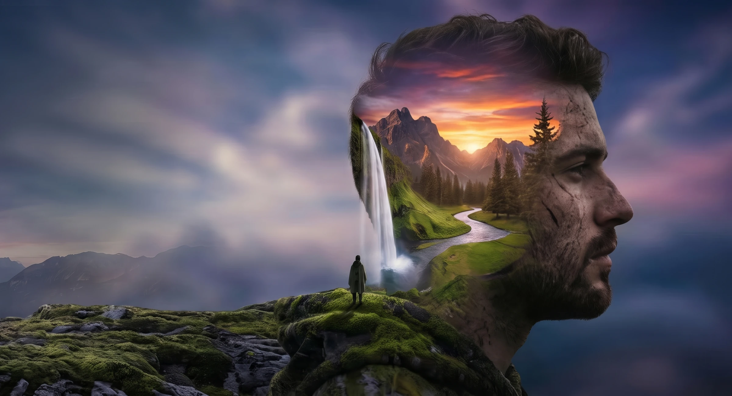 The Sentinel Sound Lab forest visual artwork