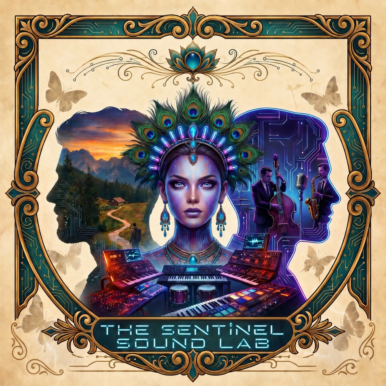 The Sentinel Sound Lab illustrated artwork