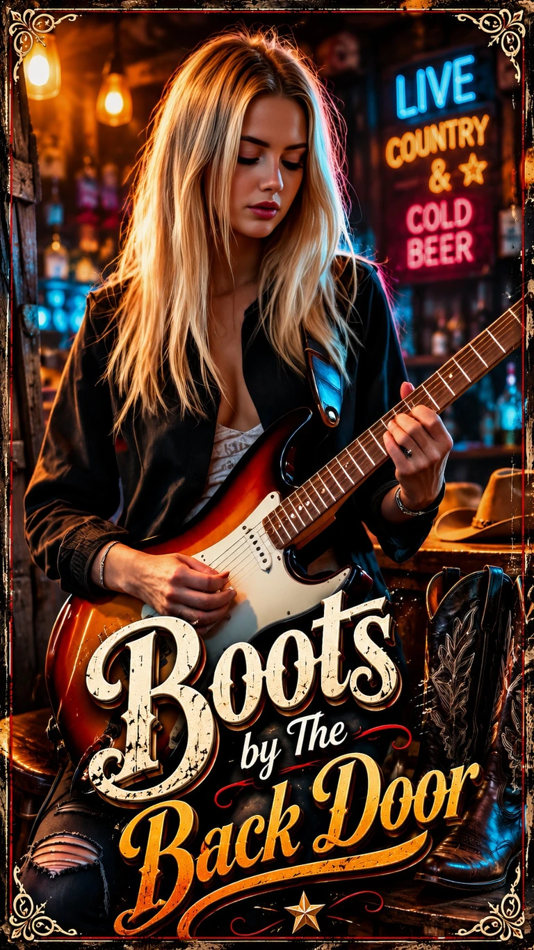 Boots by The Back Door music video artwork