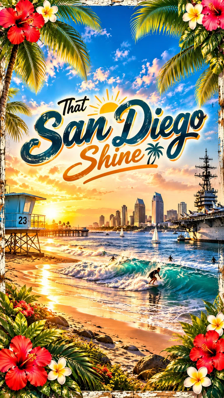 That San Diego Shine music video artwork